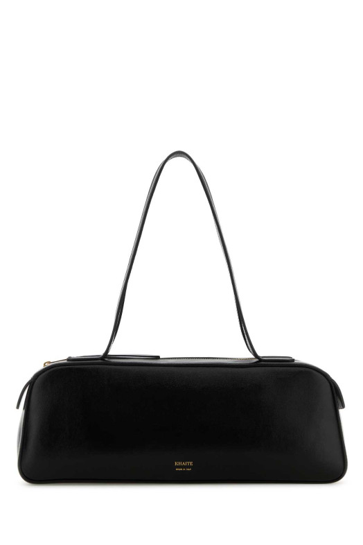Black leather Simona shoulder bag Multicolor KHAITE (H2040877L877) Black leather Simona shoulder bag Multicolor KHAITE (H2040877L877)