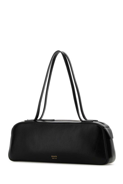 Black leather Simona shoulder bag Multicolor KHAITE (H2040877L877) Black leather Simona shoulder bag Multicolor KHAITE (H2040877L877)