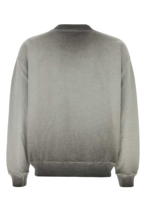 Grey cotton oversize sweatshirt OFF WHITE (OMBA054F25FLE009) Grey cotton oversize sweatshirt OFF WHITE (OMBA054F25FLE009)