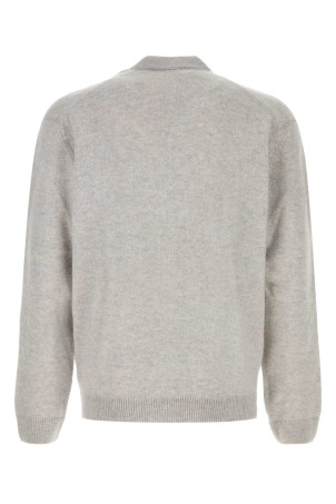 Светло-серый шерстяной кардиган MAISON KITSUNE (PM00502KT1006) Светло-серый шерстяной кардиган MAISON KITSUNE (PM00502KT1006)