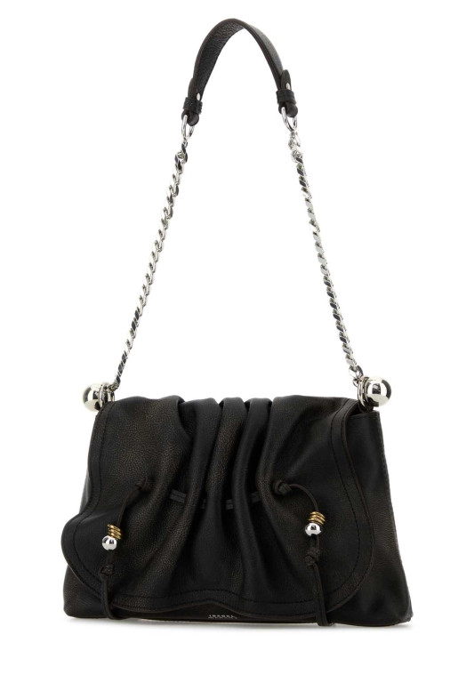 Темно-коричневая кожаная сумка через плечо Bolton ISABEL MARANT (PP0425FAC4C06M) Темно-коричневая кожаная сумка через плечо Bolton ISABEL MARANT (PP0425FAC4C06M)