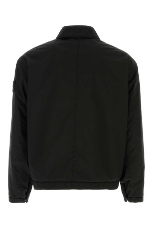 Black stretch polyester jacket Black STONE ISLAND (Q10001542) Black stretch polyester jacket Black STONE ISLAND (Q10001542)