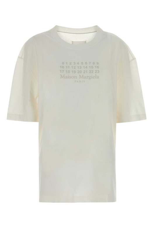 White cotton oversize t-shirt Multicolor MAISON MARGIELA (S67GC0042S24575) White cotton oversize t-shirt Multicolor MAISON MARGIELA (S67GC0042S24575)