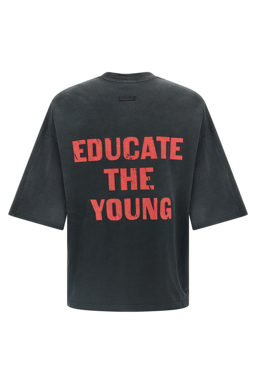 'FU Educate' T-shirt Black