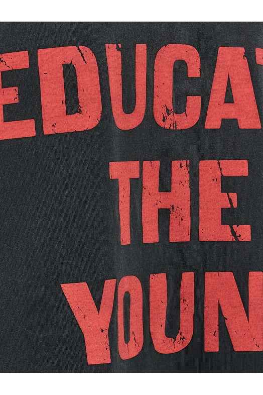 'FU Educate' T-shirt Black