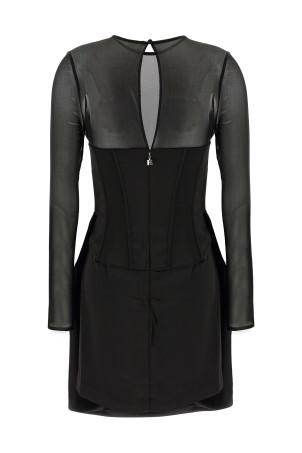 'Satin Corset Mini' dress Black 'Satin Corset Mini' dress Black