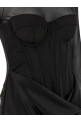 'Satin Corset Mini' dress Black 'Satin Corset Mini' dress Black
