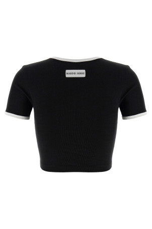 'Moon' embroidery top Black-grey 'Moon' embroidery top Black-grey