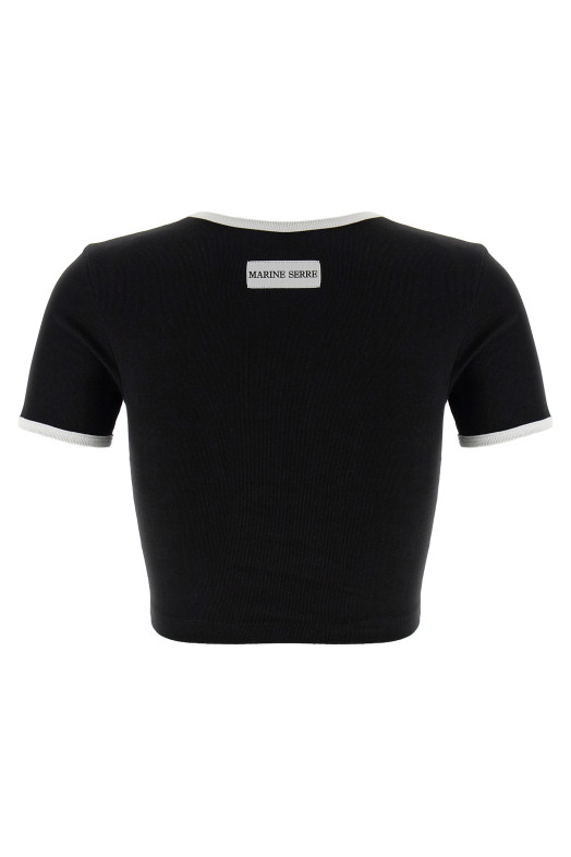 'Moon' embroidery top Black-grey 'Moon' embroidery top Black-grey