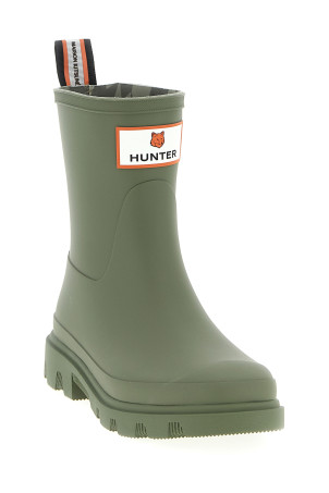 Черевики Maison Kitsuné x Hunter «Downpour» Зелені HFRU0031252P131 Черевики Maison Kitsuné x Hunter «Downpour» Зелені HFRU0031252P131