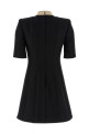 Valentino Garavani wool and silk dress Black