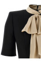 Valentino Garavani wool and silk dress Black