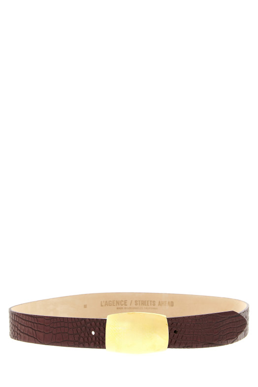'Milou' belt Bordeaux