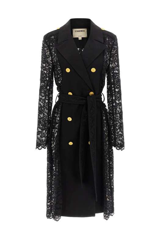 'Amata' trench coat Black 'Amata' trench coat Black