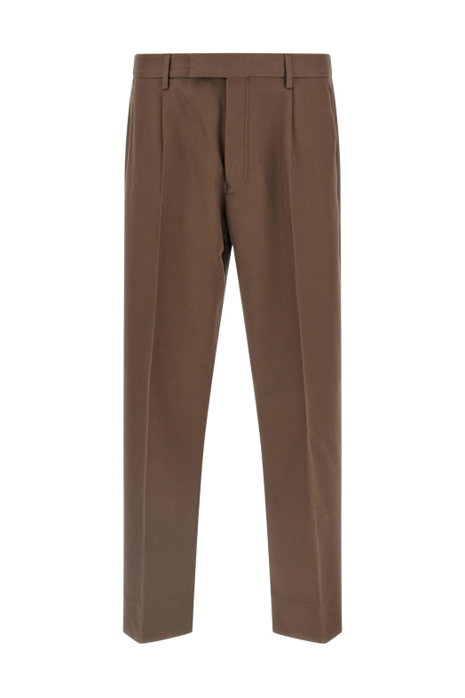 Wool cotton pants Brown