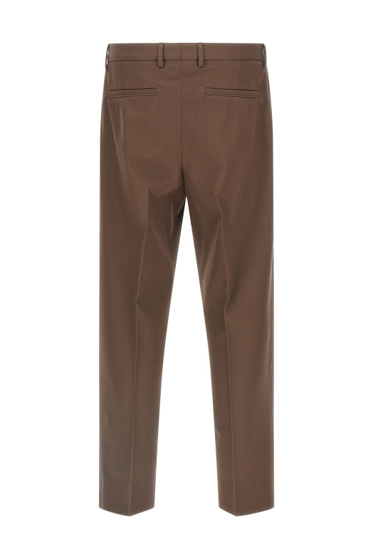 Wool cotton pants Brown