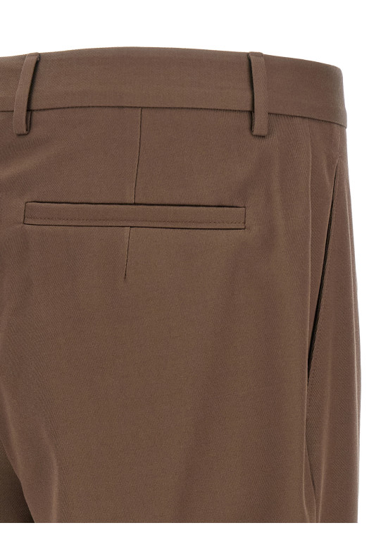 Wool cotton pants Brown