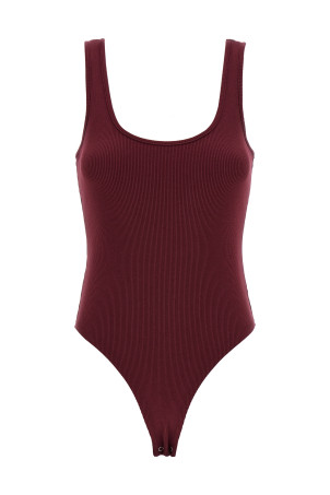 'Nica' bodysuit Bordeaux