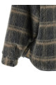 Утепленная мохеровая куртка Серая BRUNELLO CUCINELLI M2I233116CND54 Утепленная мохеровая куртка Серая BRUNELLO CUCINELLI M2I233116CND54