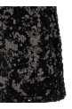 'Velvet Sequins Mini' dress Black