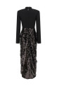 'Knotted Midi' dress Black 'Knotted Midi' dress Black