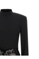 'Knotted Midi' dress Black 'Knotted Midi' dress Black
