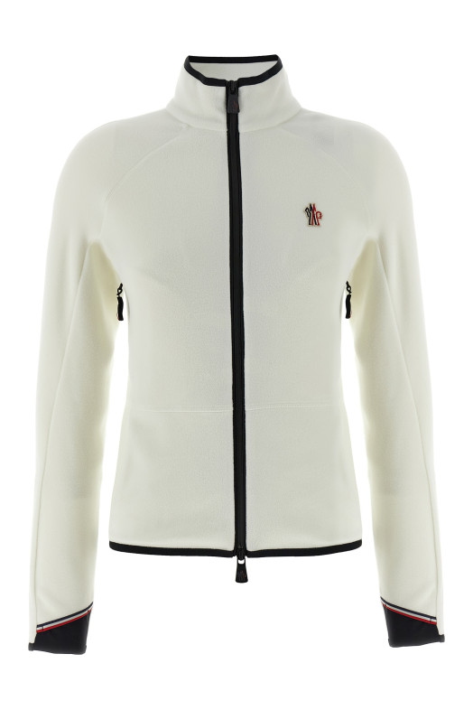 Флисовая кофта Белая MONCLER GRENOBLE K20988G0001280093034