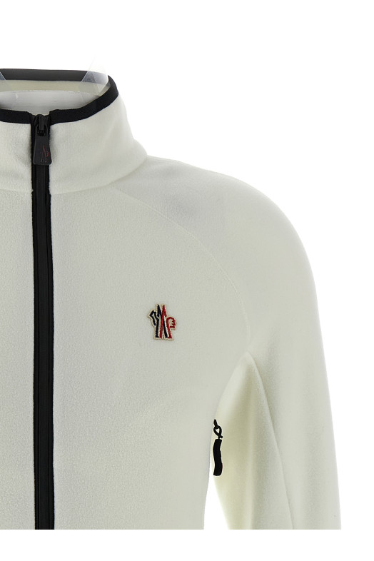 Флисовая кофта Белая MONCLER GRENOBLE K20988G0001280093034