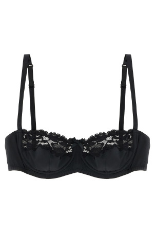 Бюстгальтер з шовку та мережива Чорний DOLCE & GABBANA O1E15TON07MN0000 Бюстгальтер з шовку та мережива Чорний DOLCE & GABBANA O1E15TON07MN0000