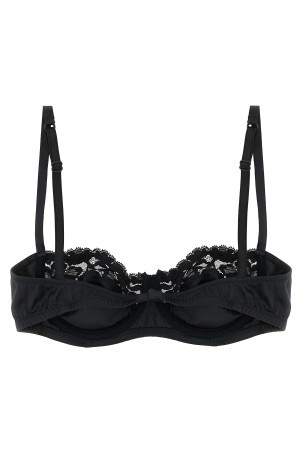 Бюстгальтер з шовку та мережива Чорний DOLCE & GABBANA O1E15TON07MN0000 Бюстгальтер з шовку та мережива Чорний DOLCE & GABBANA O1E15TON07MN0000