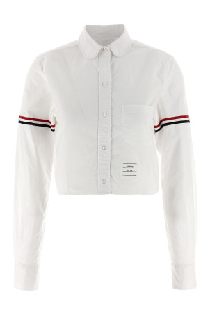 RWB укорочена сорочка Біла THOM BROWNE FLL164O02188100 RWB укорочена сорочка Біла THOM BROWNE FLL164O02188100