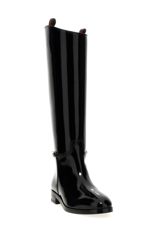 'Morsetto Slim' boots Black