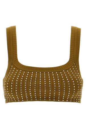 Кришталева верхня частина Зелена THE ATTICO 251WCL00006081