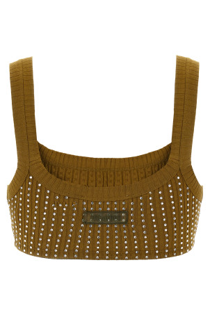 Кришталева верхня частина Зелена THE ATTICO 251WCL00006081