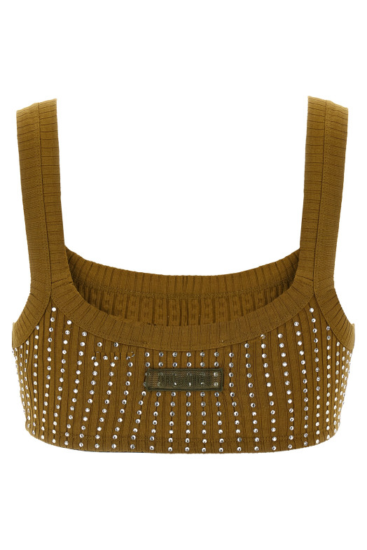 Кришталева верхня частина Зелена THE ATTICO 251WCL00006081