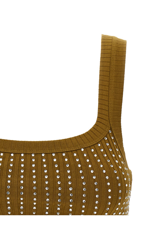 Кришталева верхня частина Зелена THE ATTICO 251WCL00006081