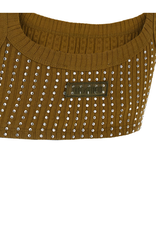 Кришталева верхня частина Зелена THE ATTICO 251WCL00006081