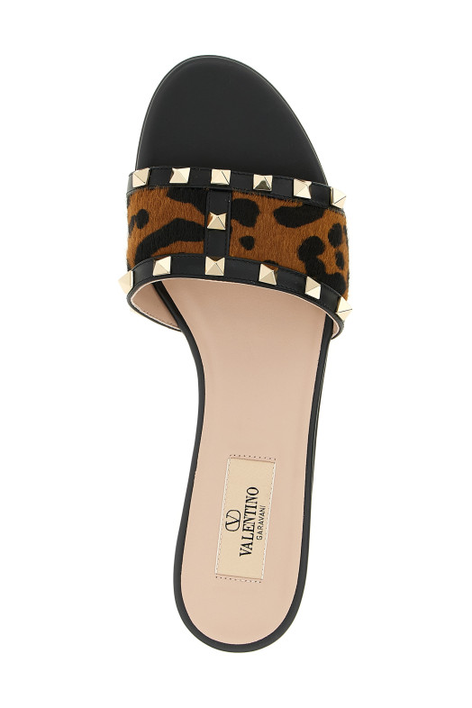 Valentino Garavani «Rockstud» слайди Коричневі W0S0MH4AMXAB7 Valentino Garavani «Rockstud» слайди Коричневі W0S0MH4AMXAB7