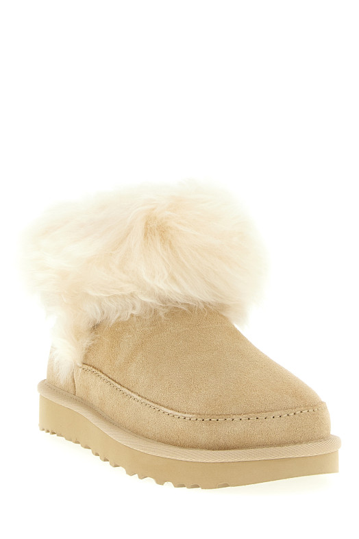 Ботильоны «Classic Ultra Mini Chalet» Бежевые 1173832SNDCS