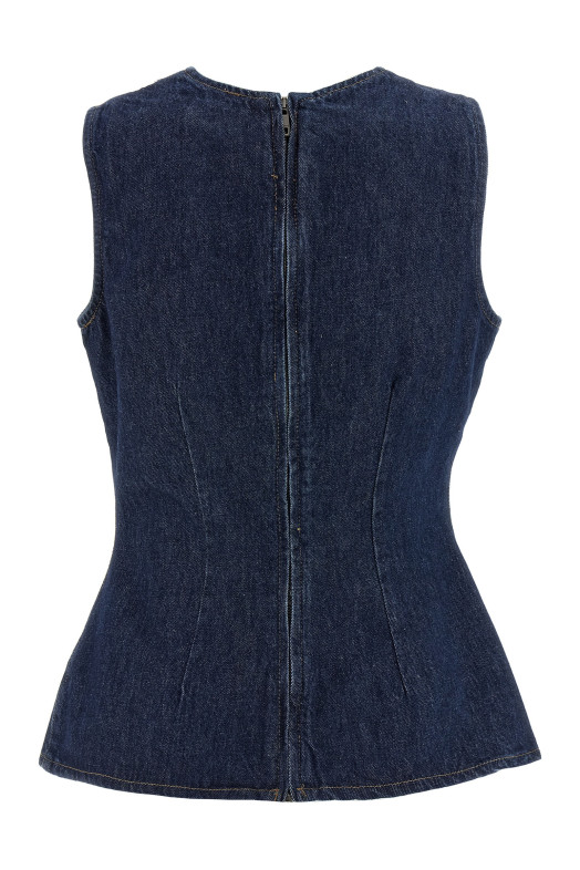'Denim Buttoned' top Blue 'Denim Buttoned' top Blue