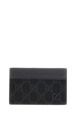 Карточный держатель с логотипом Серый GUCCI 768248FACQC1048 Карточный держатель с логотипом Серый GUCCI 768248FACQC1048