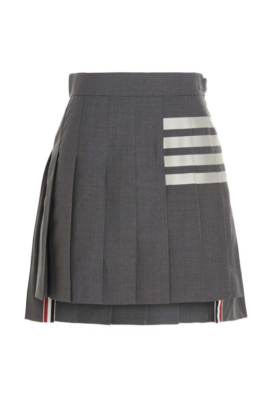'4 bar' skirt Gray THOM BROWNE FGC402V06146035