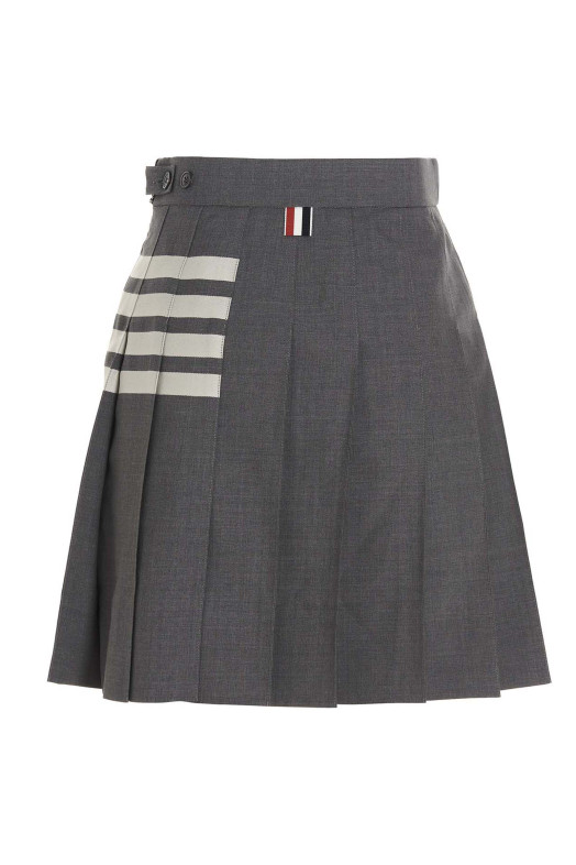 '4 bar' skirt Gray THOM BROWNE FGC402V06146035