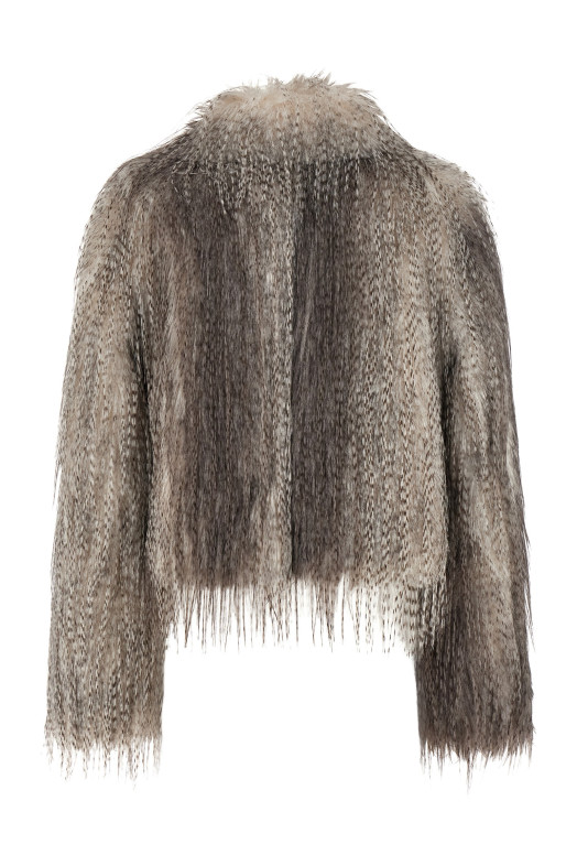 Eco fur long hair Gray Eco fur long hair Gray