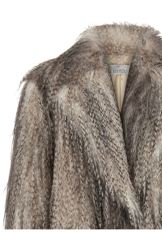 Eco fur long hair Gray Eco fur long hair Gray