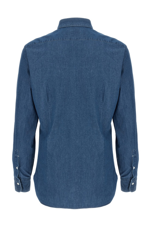 Джинсова сорочка Синя BARBA K1U12P0150252U0001