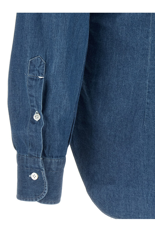 Джинсова сорочка Синя BARBA K1U12P0150252U0001