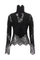 Lace insert sweater Black Lace insert sweater Black