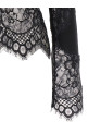 Lace insert sweater Black Lace insert sweater Black