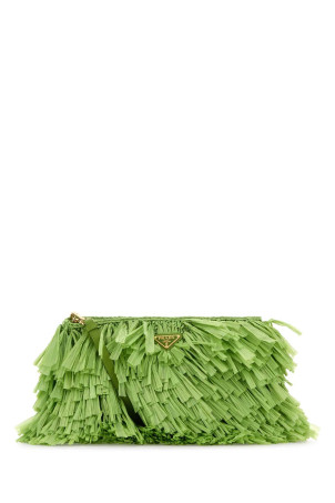 Травянисто-зеленая вязаная сумочка PRADA (1BF073VOVO2HG2)